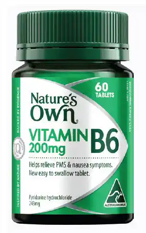 ePharmacy Nature’s own vitamin b6 200mg 60 tablets offer