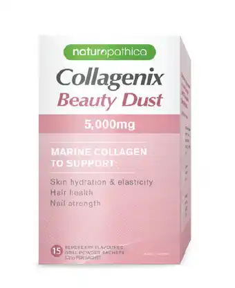 ePharmacy Naturopathica collagenix beauty dust 5,000mg 15 sachets offer