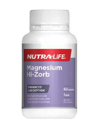 ePharmacy Nutra-life magnesium hi-zorb 60 capsules offer