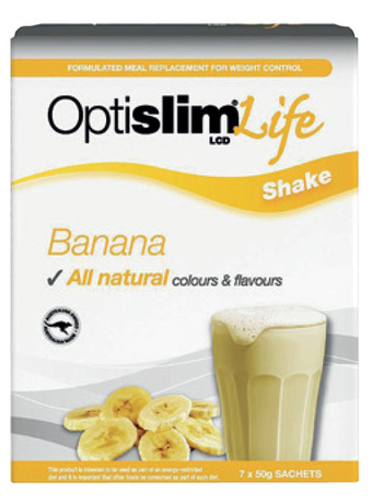 Optislim life shake banana 50g x 7