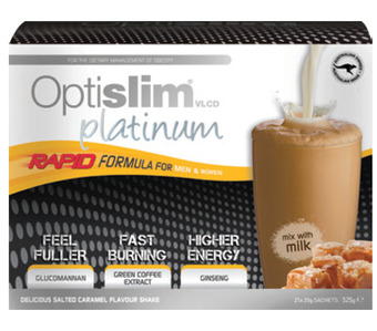 ePharmacy Optislim vlcd platinum salted caramel 21x25g offer