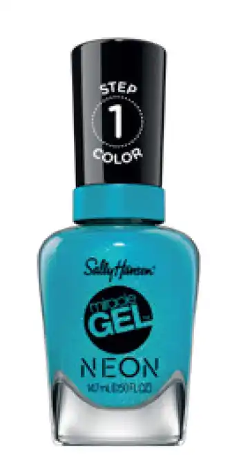 Sally hansen miracle gel neon nail polish chill out 14.7ml
