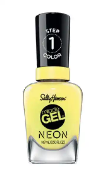 Sally hansen miracle gel neon nail polish sun shine on 14.7ml