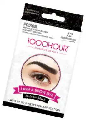 1000 hour eyelash & brow dye kit black