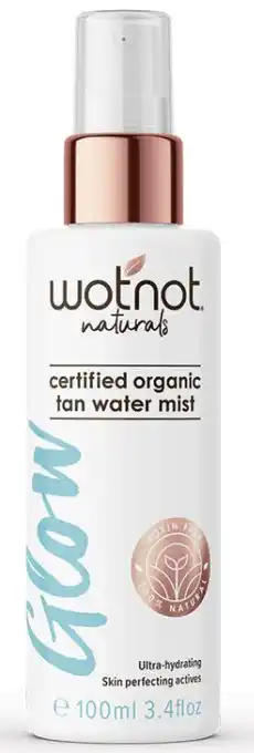 Wotnot certified organic tan water mist