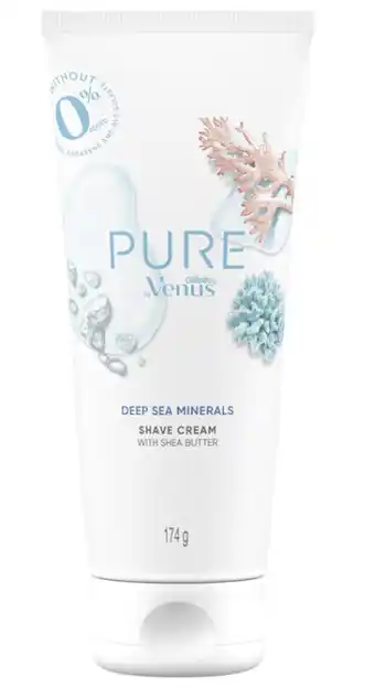 ePharmacy Gillette venus pure shaving cream deep sea minerals 174g offer