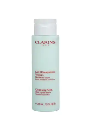 ePharmacy Clarins cleansing milk with alpine herbs normal or dry-skin 200ml offer