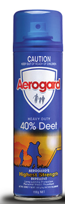 ePharmacy Aerogard heavy duty 40% deet 150g aerosol offer