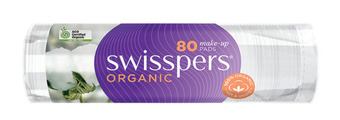 Swisspers organics make up pads 80