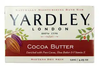 ePharmacy Yardley cocoa butter soap 120g offer