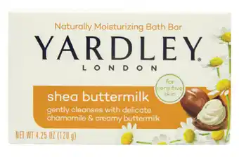 Yardley shea buttermilk soap 120g