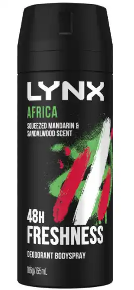 Lynx deodorant africa 165ml