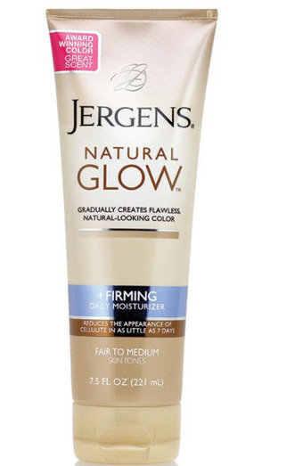 ePharmacy Jergens natural glow skin firming moisturiser fair to medium skin tones 221ml offer
