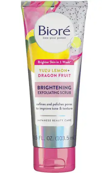 Biore brightening exfoliator scrub 103.5ml