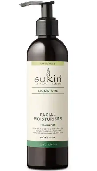 ePharmacy Sukin signature facial moisturiser pump 250ml offer