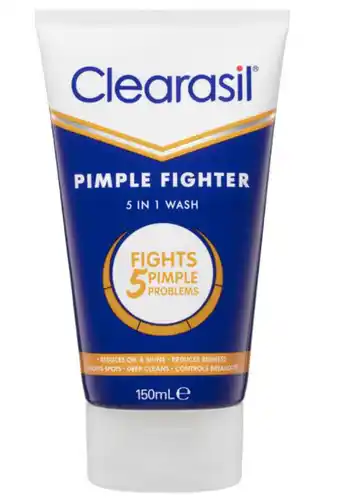 Clearasil pimple fighter 5 in 1 exfoliating scrub 150ml