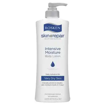Rosken skin repair intensive moisture body lotion 400ml