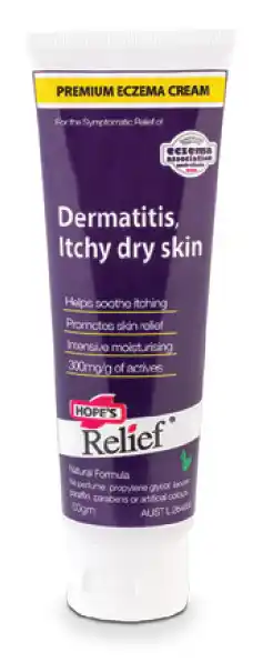 Hopes relief dermatitis itchy dry skin 40gm