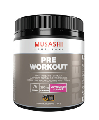 ePharmacy Musashi pre workout 225g offer