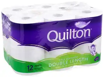 Quilton 12-Pack Double Length Toilet Tissue