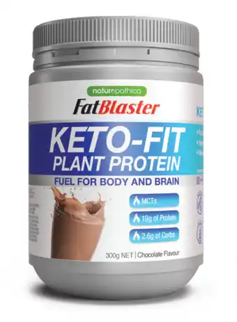 ePharmacy Naturopathica fatblaster plant protein chocolate 300g offer