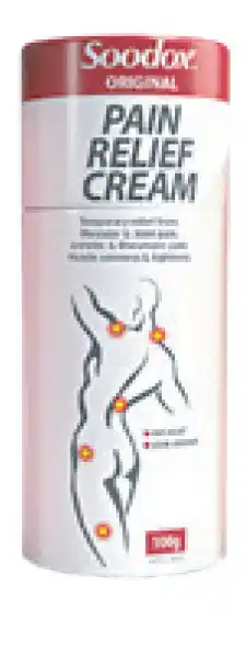 ePharmacy Soodox pain relief cream original 100g offer