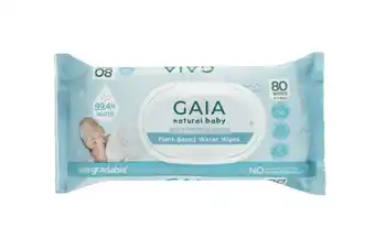 ePharmacy Gaia natural baby plant-based water wipes 80 pack offer