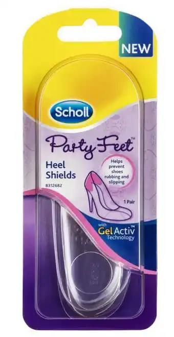 ePharmacy Scholl party feet gel heel shield offer