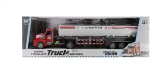 Toy warehouse pull back semi trailer truck series - liquified gas