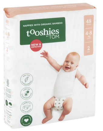 ePharmacy Tooshies by tom nappies size 2 infant 48 pack offer