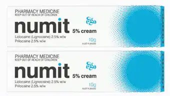 ePharmacy Numit 5% cream 10g offer