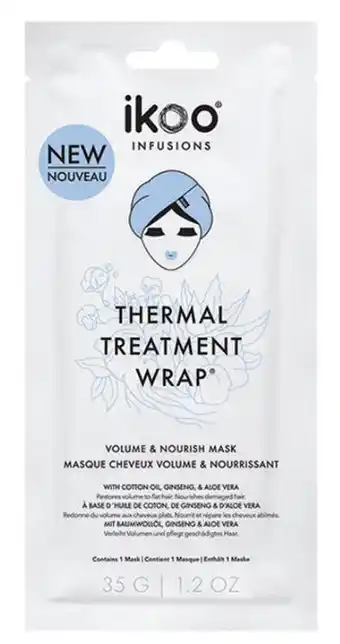 Ikoo thermal treatment wrap volume & nourish mask