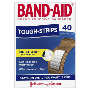 Band-aid tough-strips 40 pack