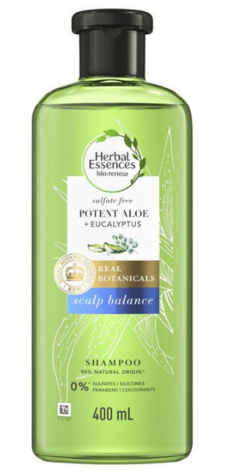 ePharmacy Herbal essences potent aloe & eucalyptus strength & moisture shampoo 400ml offer