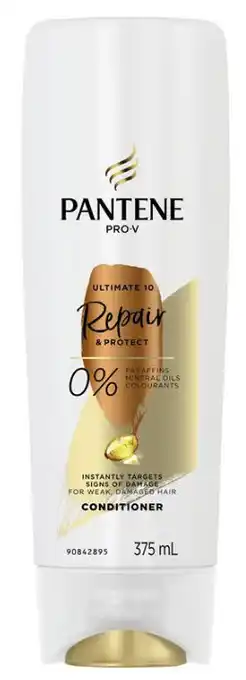 ePharmacy Pantene ultimate 10 repair & protect conditioner 375ml offer