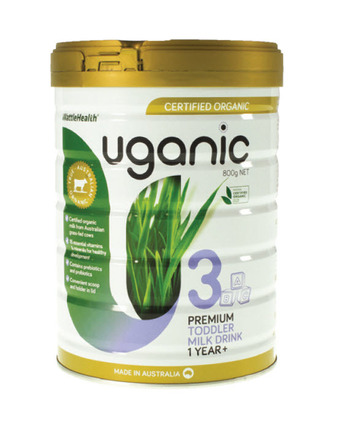 Uganic certified organic toddler milk drink stage 3 800g