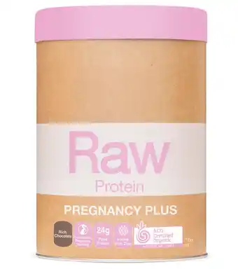 ePharmacy Amazonia raw protein pregnancy plus rich chocolate 750g offer