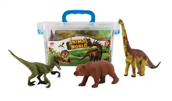 ePharmacy Toy warehouse animals & dinosaurs play set with carry case offer