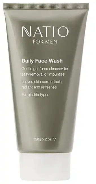 ePharmacy Natio men's daily face wash 150g offer