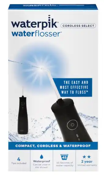 My Chemist Waterpik waterflosser cordless select black offer