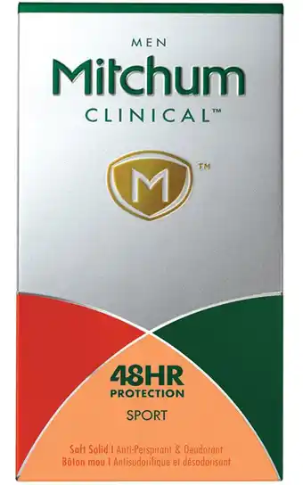 ePharmacy Mitchum for men clinical deodorant sport stick 45g offer
