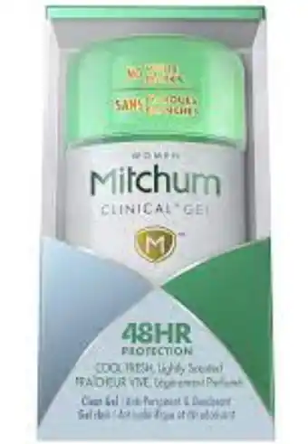 Mitchum for women clinical deodorant gel cool fresh 45g