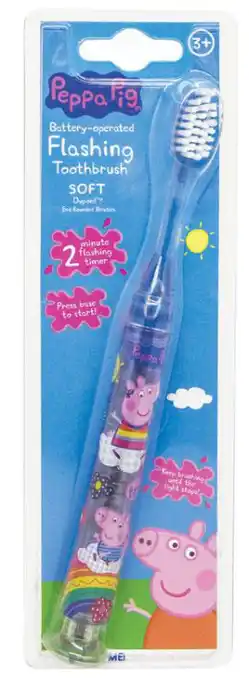 My Chemist Peppa pig flashing toothbrush soft 3+ years offer