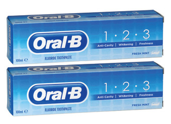 My Chemist Oral-b toothpaste 123 fresh mint 100ml offer