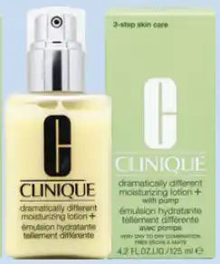 My Chemist Clinique dramatically different moisturising lotion+ 125ml pump offer