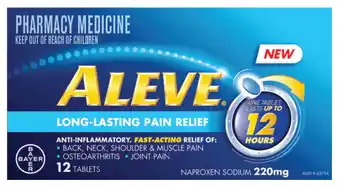 My Chemist Aleve 12 hours 220mg 12 tablets offer