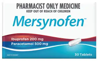 My Chemist Mersynofen paracetamol & ibuprofen 30 tablets offer