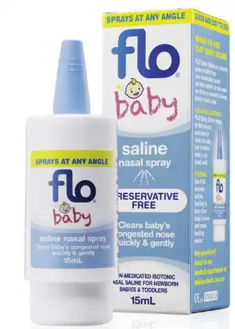 Flo baby spray saline + nasal 15ml