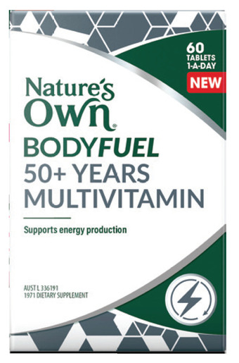 My Chemist Nature’s own bodyfuel 50+ years multivitamin 60 tablets offer