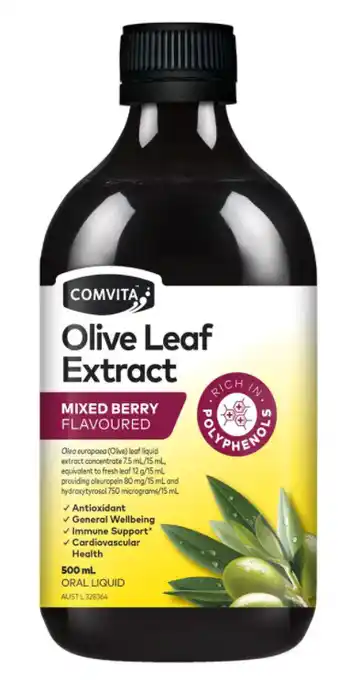 My Chemist Comvita olive leaf extract mixed berry 500ml offer